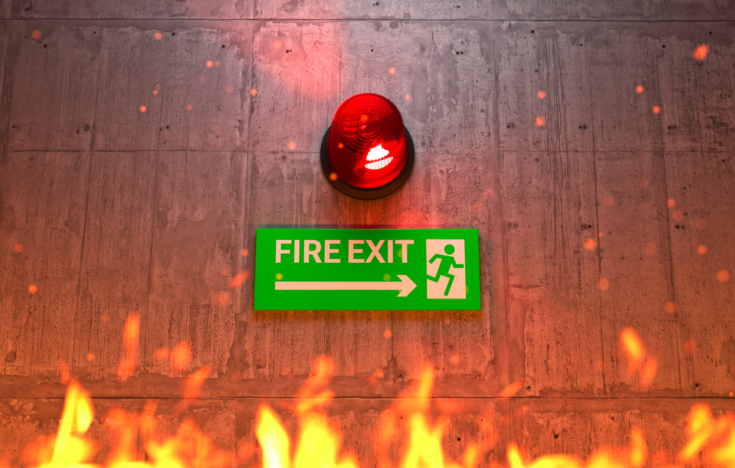 emergency-exit-sign-with-siren-light-direction-emergency-exit emergency-exit-sign-with-siren-light-direction-emergency-exit
